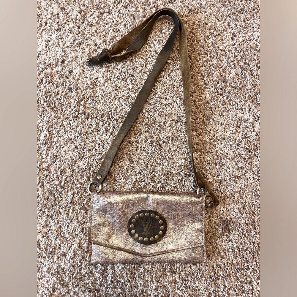 LV patch crossbody